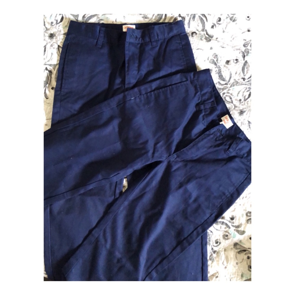 2 Cat & Jack Navy Blue School Uniform Pants